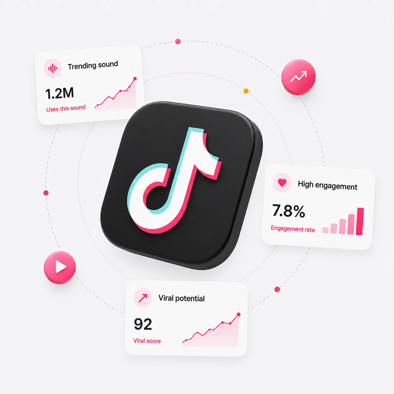 TikTok ads for local businesses: trending sound, high engagement and viral potential